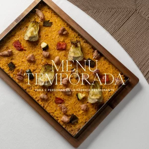 Bono Menú de Temporada | La Fábrica 2 Personas 60€