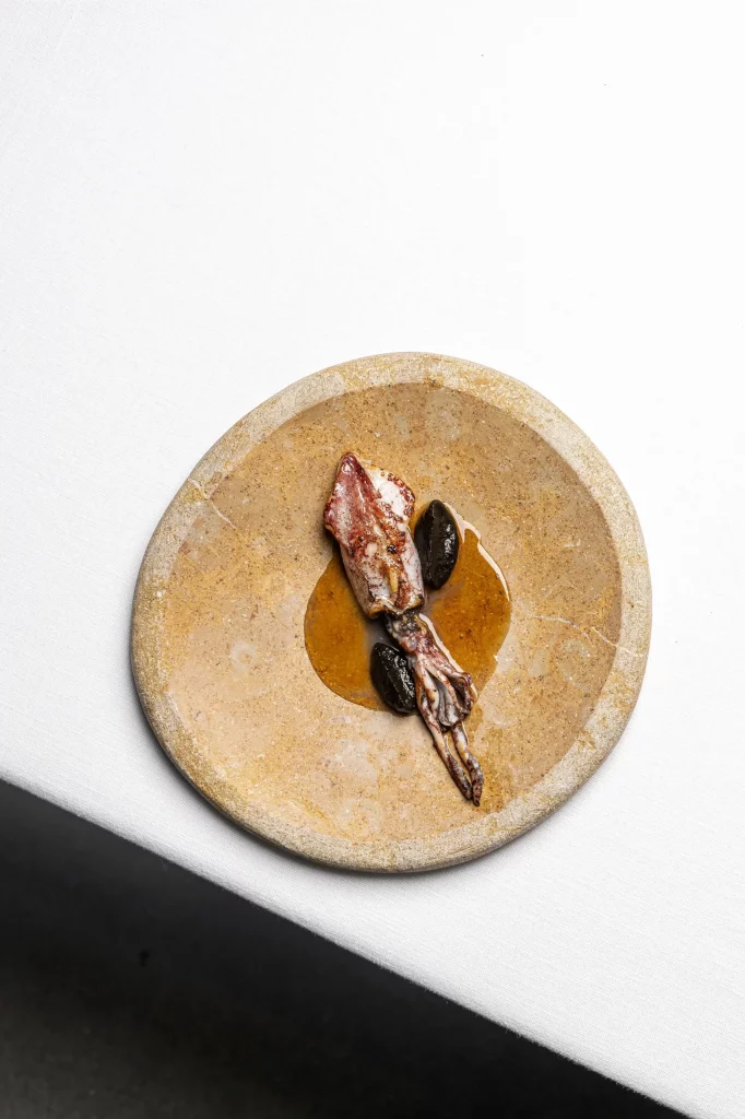 plato del restaurante con sol repsol en burgos de ricardo temiño